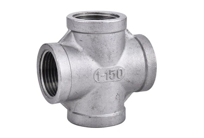 440C Four Way Stainless Steel Pipe Fitting 440C Four Way Stainless Steel Pipe Fitting