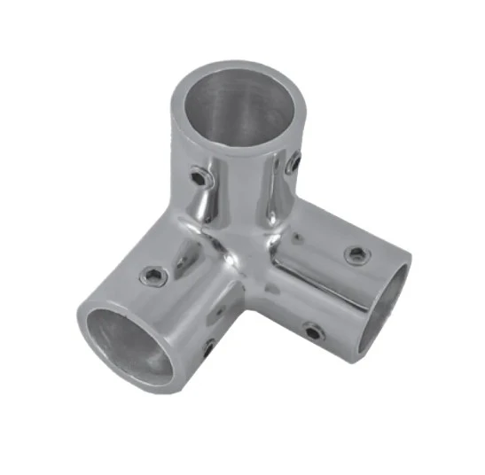 420 Stainless Steel 3 Way Pipe Fitting
