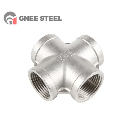 420F Four Way Stainless Steel Pipe Fitting
