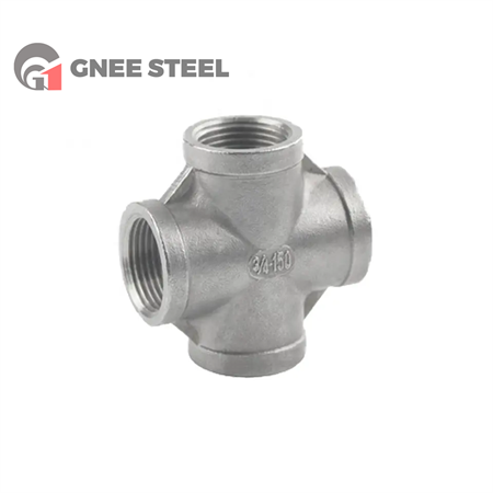SUS 309 Four Way Stainless Steel Pipe Fitting